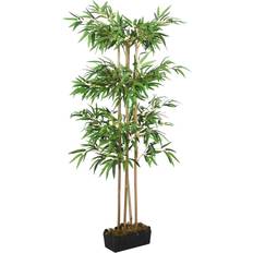 Bambu Konstgjorda växter vidaXL Konstväxt Bambu 988 Blad 150 cm Grön Konstgjord växt