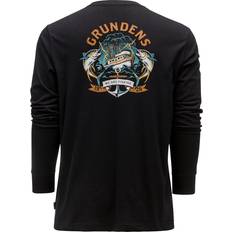 Grundéns Kläder Grundéns Tuna Tattoo LS T-Shirt Black