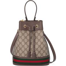 Gucci Women Bucket Bags Gucci small Ophidia bucket bag women Nylon/Microfibre/Canvas/Leather One Size Neutrals