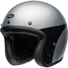 Bell Motorcycle Equipment Bell Custom 500 Chassis Silver Black Jet Helmet