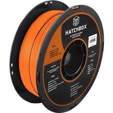 TPU Filaments HATCHBOX tpu 1.75 mm 3d printer filament in light orange, 1kg spool