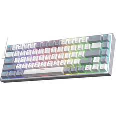 Redragon Keyboards Redragon K631 Gery 65% Wired Gaming Keyboard