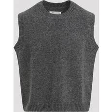 Gray - Men Vests Maison Margiela Gilet Dark Grey