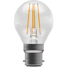 Light Bulbs Bell Dimmable Round Clear LED Filament Bulb B22 4000K 3.3W