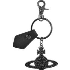 Vivienne Westwood Hammered Orb Keyring - Grey