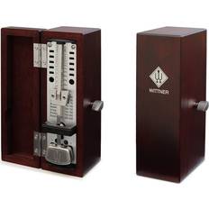Wittner Taktell Super Mini Metronom Holzgehäuse ohne Glocke mahagonifarben