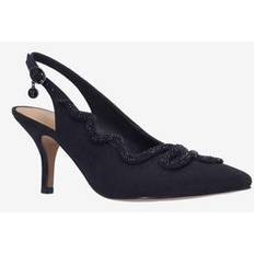 Shoes J. Reneé Fedosia BLACK TEXTURED SHANTUNG Fabric W