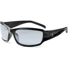 L Eye Protections Ergodyne Skullerz Safety Glasses, Thor, Black Frame, Indoor/Outdoor Lens