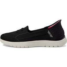 Walking Shoes Skechers On-The-Go Flex Top Notch Slip Ins Black/White