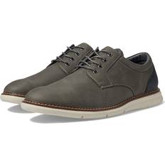 Gray - Men Oxford Nunn Bush Chase Plain Toe Derby in Gray