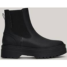 Tyg Chelsea boots Tommy Hilfiger Rubberised Chunky Chelsea Boots BLACK