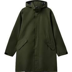 H2O Rømø Rain Long Jacket - Army