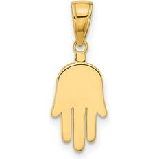 Charms & Pendants Precious Accents Sold by: UnbeatableSale, 14K Solid Hamsa Pendant C4469