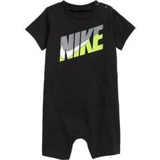 Nike Black Bodysuits Nike Baby Boy Romper Black56H547-023/Yellow, Newborn