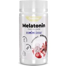 Jordbær Kosttilskudd Quamtrax Melatonin Time Release Caps, Strawberry