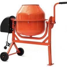Portable Electric Concrete Mixer with Wheels