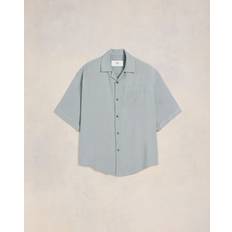 Shirts Ami Paris Logo Embroidered Twill Shirt