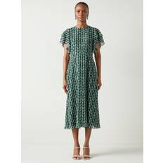 Agnes Midi Dress, Navy/Multi