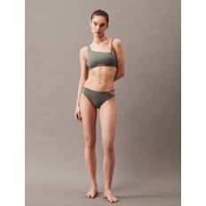 Calvin Klein Bikinis Calvin Klein Women's Micro Belt Bikini Bottom Green