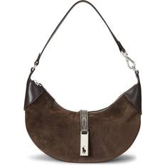ID Mini Leather Shoulder Bag - Chocolate