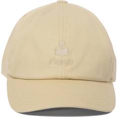 Natural - Women Accessories Isabel Marant Tomas Embroidered Logo Baseball Cap - Beige