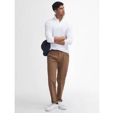 Barbour Men Trousers Barbour Sueded Sateen Tailored Trousers, Sandstone