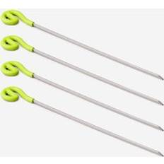 BBQ Accessories Zeal with Silicone Top Set of 4 25cm Lime