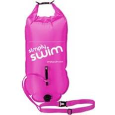 Fluorescent Swim Safety Buoy & Tow Float Integral 28L Dry Bag Pink One