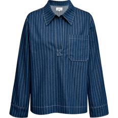 Global Funk Overdele Global Funk Skjorte Maitana-G Blue stripe