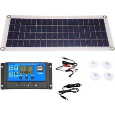 Veneka 20W Solar Panel Dual USB Output Solar Panel 30A Controller