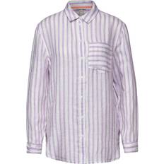 Lila Blusen Street One Bluse lavendel weiß