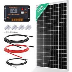 Eco-Worthy monokristallines solarpanel solarzelle kit 170w enthält 12v solarm. 170w Solarpanel Kit 26.1 Pounds