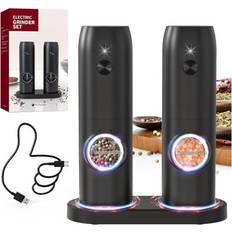 Circle Joy CIRCLE JOY Electric Pepper Mill, Salt Mill