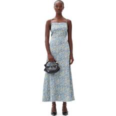 Ganni Bou Bag Mini Patent Croco Dam - Black