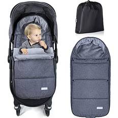 Winter Cosy Toes for Buggy,Universal Footmuff for Bag,Removable Warm Coral Fleece Lined Footmuff