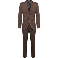 Slim-fit Anzüge Jack & Jones Franco Super Slim Fit Suit - Brown/Mulch