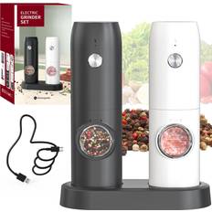 Circle Joy CIRCLE JOY Electric Pepper Mill, Salt Mill