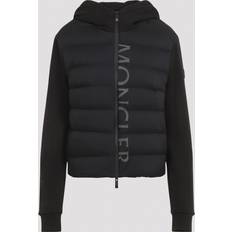 Moncler Koftor Moncler Cardigan Zippé Matelassé - Noir