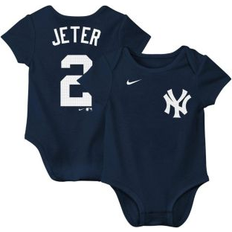 Nike Babies Children's Clothing Nike Baby Boys and Girls Derek Jeter Navy New York Yankees Fuse Number Bodysuit Navy 6-9 months