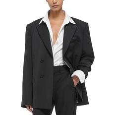 Ajusté Blazers Helmut Lang Wool Star Collar Car Blazer