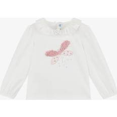 Mayoral Girls Ivory Dragonfly Cotton Top