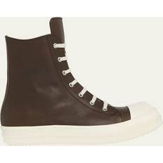 Rick Owens Brown Porterville Sneakers 7411 SADDLE/MILK/MIL IT