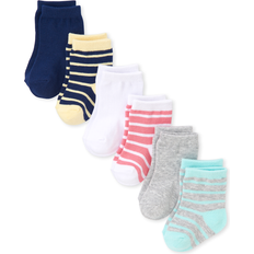 The Children's Place 1-3M Underwear The Children's Place Baby Boys Striped Midi Socks 6-Pack 6-12 Multi Clr Cotton/Nylon/Spandex