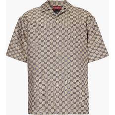 Gucci Skjorter Gucci GG AO Shirt Sn44 Beige