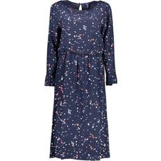 Gant Dresses Gant Elegant Blue Viscose Long Sleeve Dress