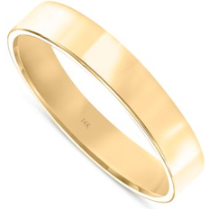 Macy's Men Jewelry Macy's Frederick Goldman Flat Profile Comfort Fit Wedding Band in 14k Gold Yellow Gold