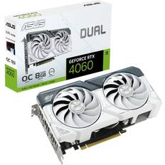 Tarjetas Gráficas ASUS Dual GeForce RTX 4060 White OC Edition HDMI 3xDP 8GB GDDR6