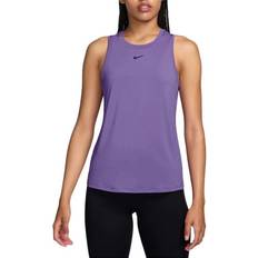 Tank Tops Nike Women's One Classic Crew Neck Tank Top Black Raspberry/Black