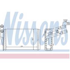 Bilar Kylarslangar Nissens 70224 Värmeväxlare Värmepaket, Värmeväxlare, kupévärmare