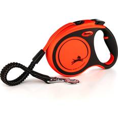 Flexi Xtreme Tape Orange & Black Large 5m Retractable Dog Leash/Lead